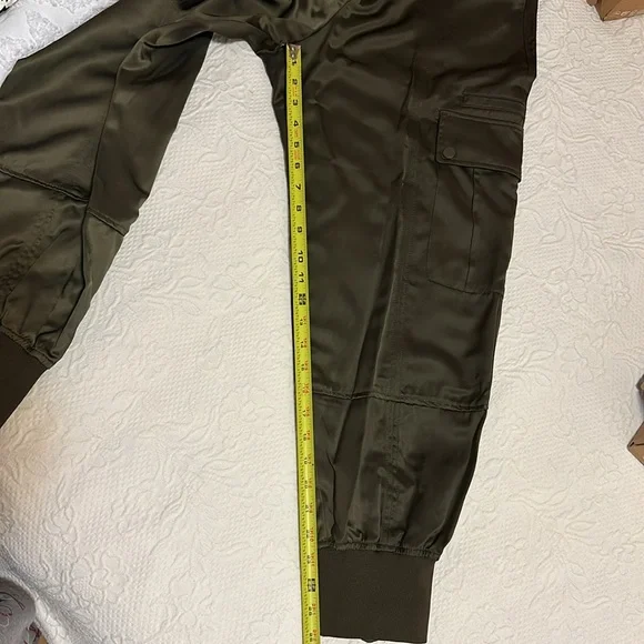 ZARA SATIN JOGGERS. SIZE MEDIUM - Picture 8 of 10